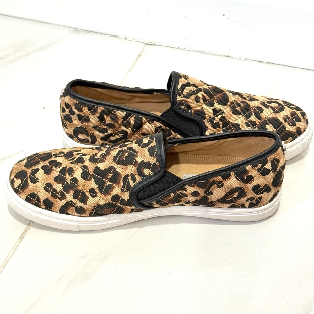 Steve Madden Leopard-Pattern Ecentric-Q slip-on Sneakers 8